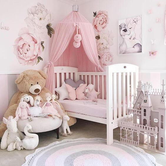 Baby Girl Bedroom Decoration
 50 Inspiring Nursery Ideas for Your Baby Girl Cute