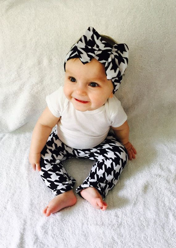 Baby Girl Fashion Outfits
 High fashion Houndstooth baby leggings unique baby by