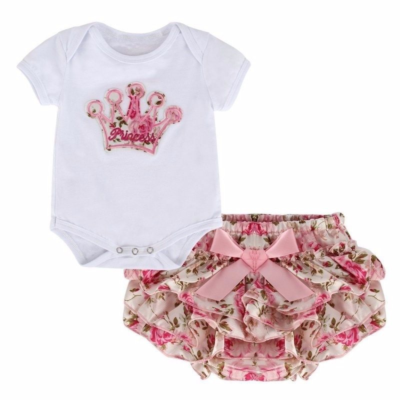 Baby Girl Fashion Outfits
 2Pcs Lot Newborn Infant Baby Girls Clothing Sets Cotton
