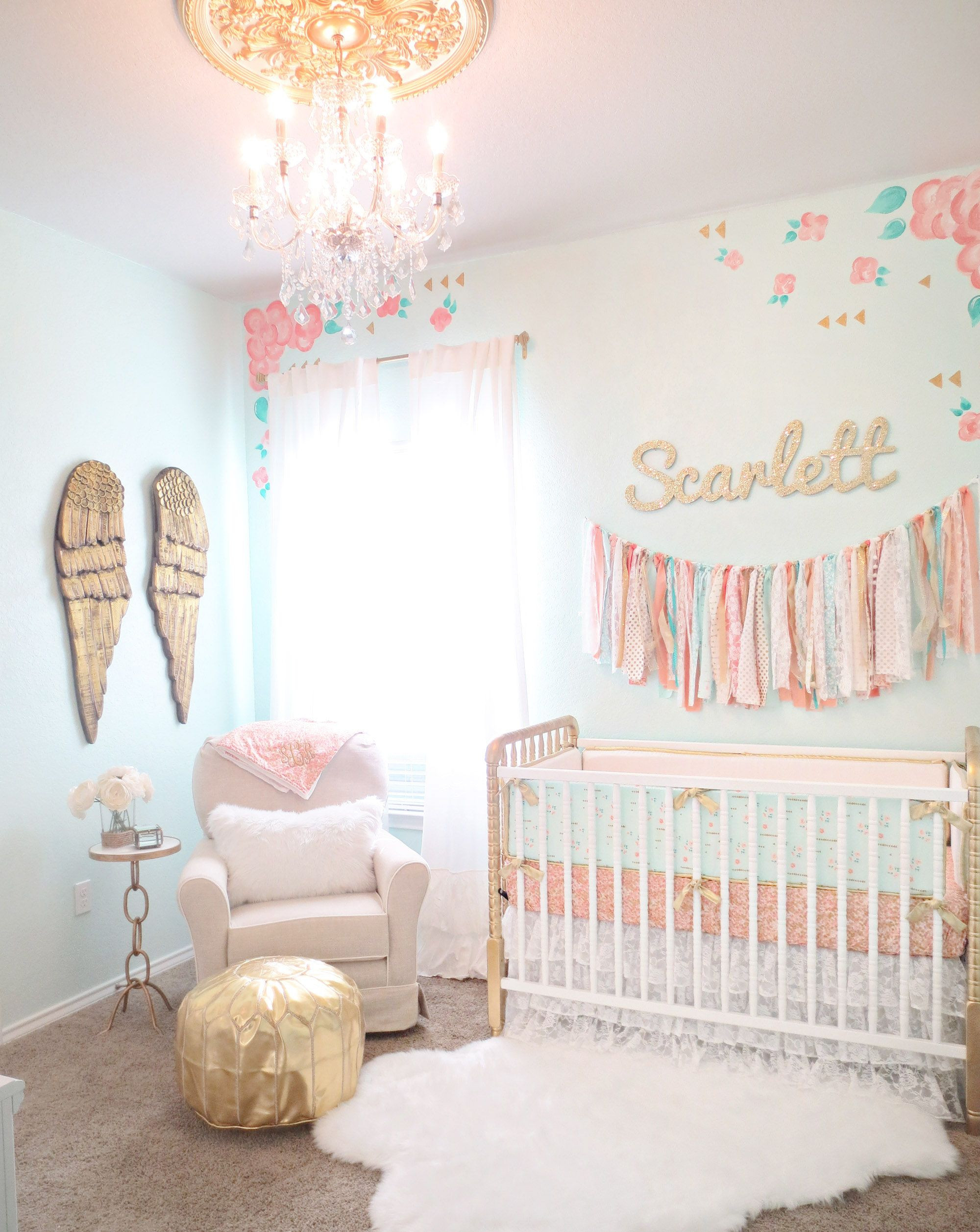 Baby Girl Room Decorations Ideas
 Design Reveal Vintage Lace Nursery