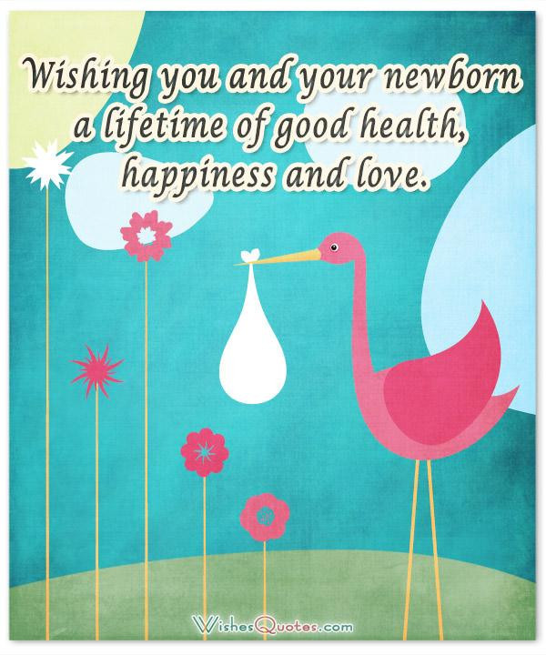 Baby Greeting Quotes
 Newborn Baby Congratulation Messages with Adorable