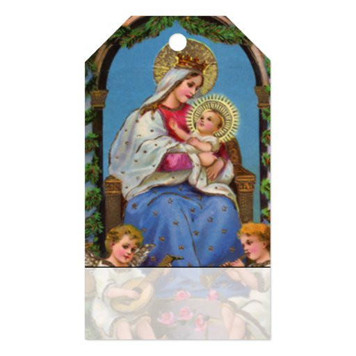 Baby Jesus Gifts
 Vintage Baby Jesus Mary and Angels Christmas Gift Tags