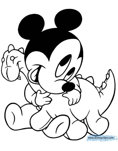 Baby Mickey Mouse Coloring Page
 101 Mickey Mouse Coloring Pages February 2020