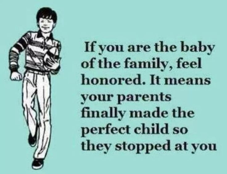 Baby Of The Family Quotes
 YOUNGEST CHILD QUOTES image quotes at relatably