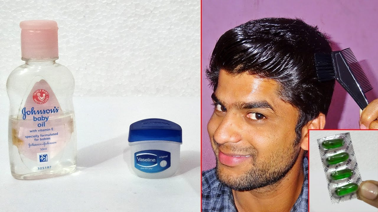 Baby Oil For Hair
 How To GROW LONGER Thicker Super Fast Hair W VASELINE