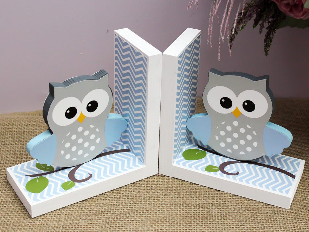 Baby Owl Decor
 Baby Owl Bookends Owl Nursery Decor Baby Shower Gift