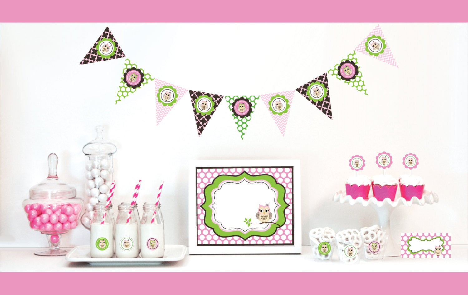 Baby Owl Decor
 Pink Owl Baby Shower Decorations Owl Baby Shower Owl by