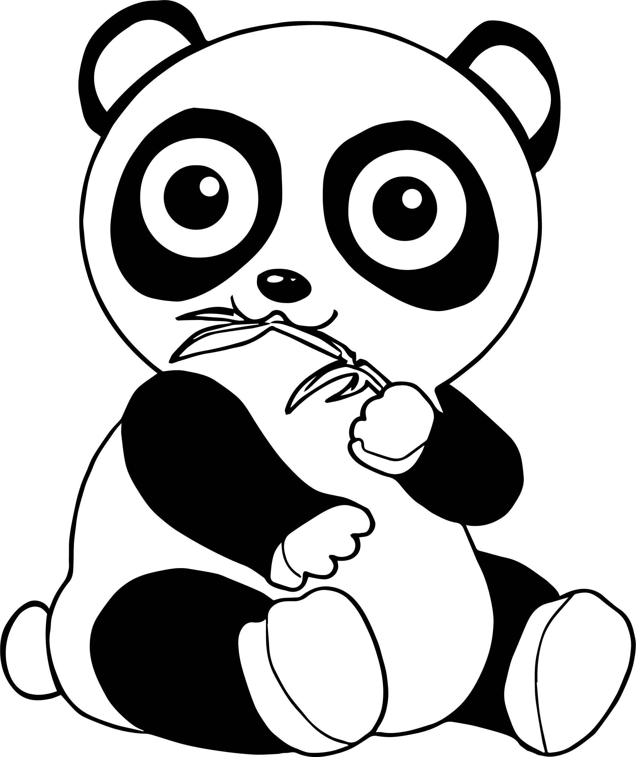 Baby Panda Coloring Page
 Baby Panda Page Cartoons Coloring Pages