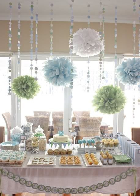 Baby Party Decorations
 Baby shower Tea party Decor Ideas