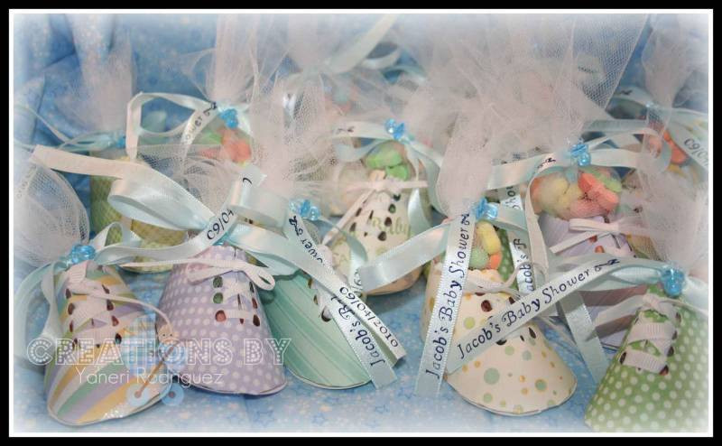 Baby Party Favor Ideas
 Baby Shower Party Favors Booties by yaneri at