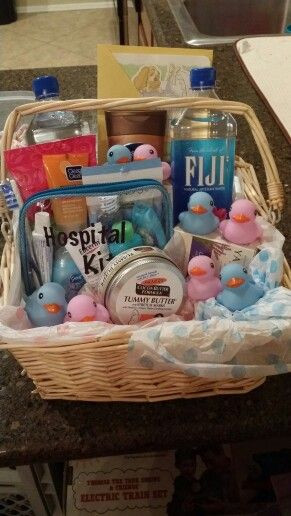 Baby Reveal Party Gifts
 Gender reveal t basket for mom neat idea for a mom and