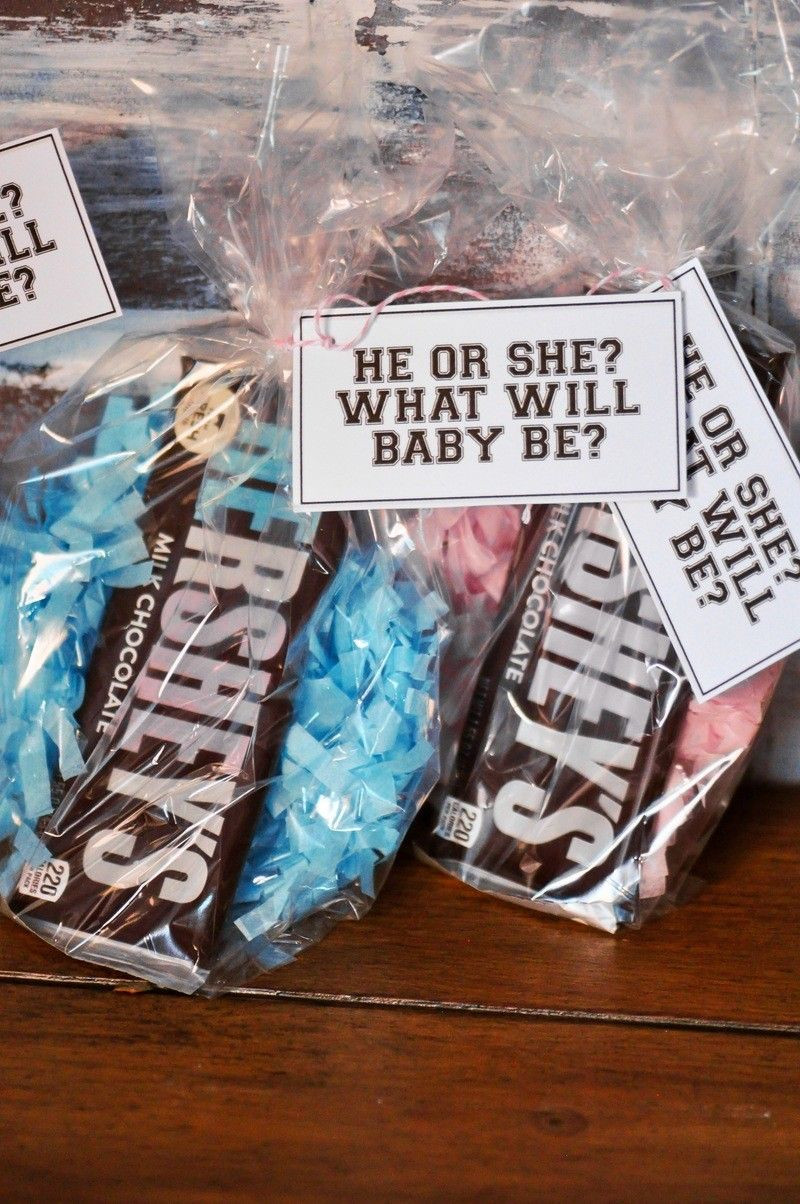 Baby Reveal Party Gifts
 DIY Gender Reveal Party Favors