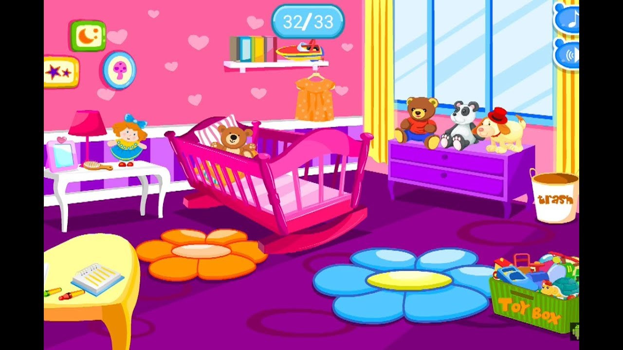 Baby Room Decoration Games
 Fun Baby Games Care Baby Room Cleanup Fun Makeover