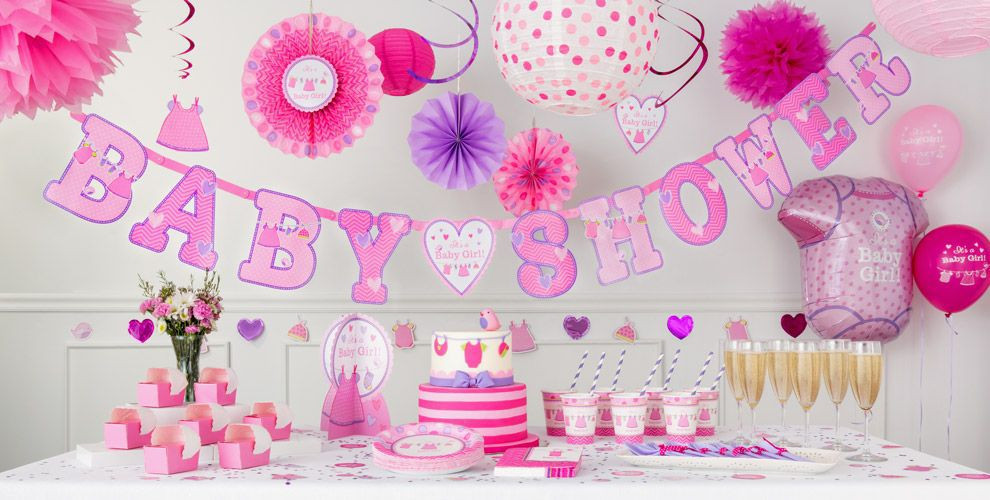 Baby Shower Decorations Party City
 It s a Girl Baby Shower Decorations Party City