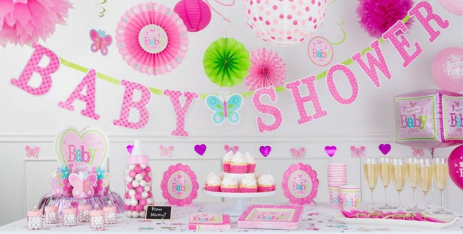 Baby Shower Decorations Party City
 Wel e Baby Girl Baby Shower Decorations Party City