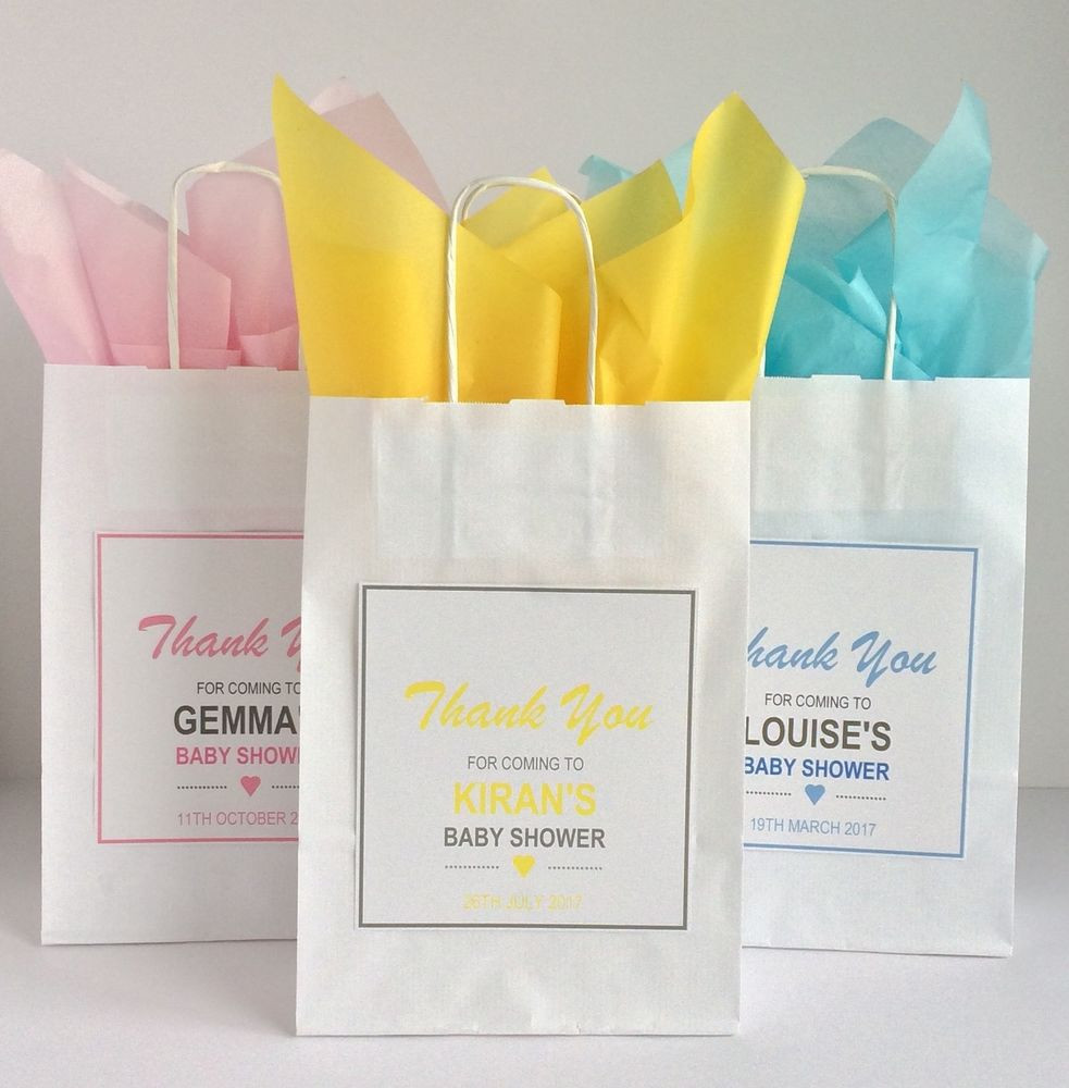 Baby Shower Gift Bags Ideas
 Personalised Baby Shower Gift Bag Vintage Style Favour