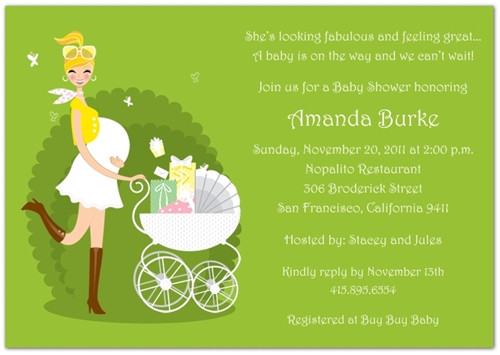 Baby Shower Gift Cards Wording
 Custom Baby Shower Invitations and Birth Announcements