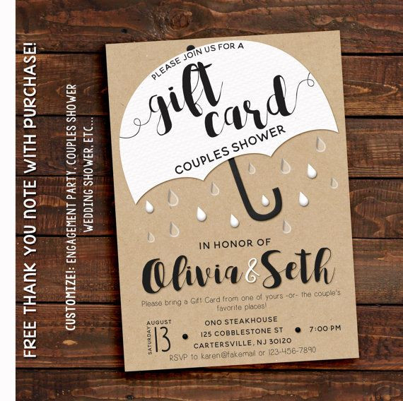Baby Shower Gift Cards Wording
 Gift Card Shower Invitation