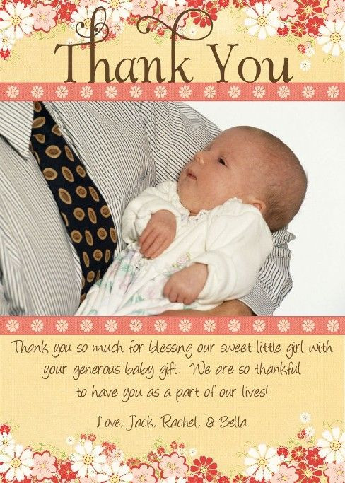 Baby Shower Gift Cards Wording
 baby shower t card thank you wording