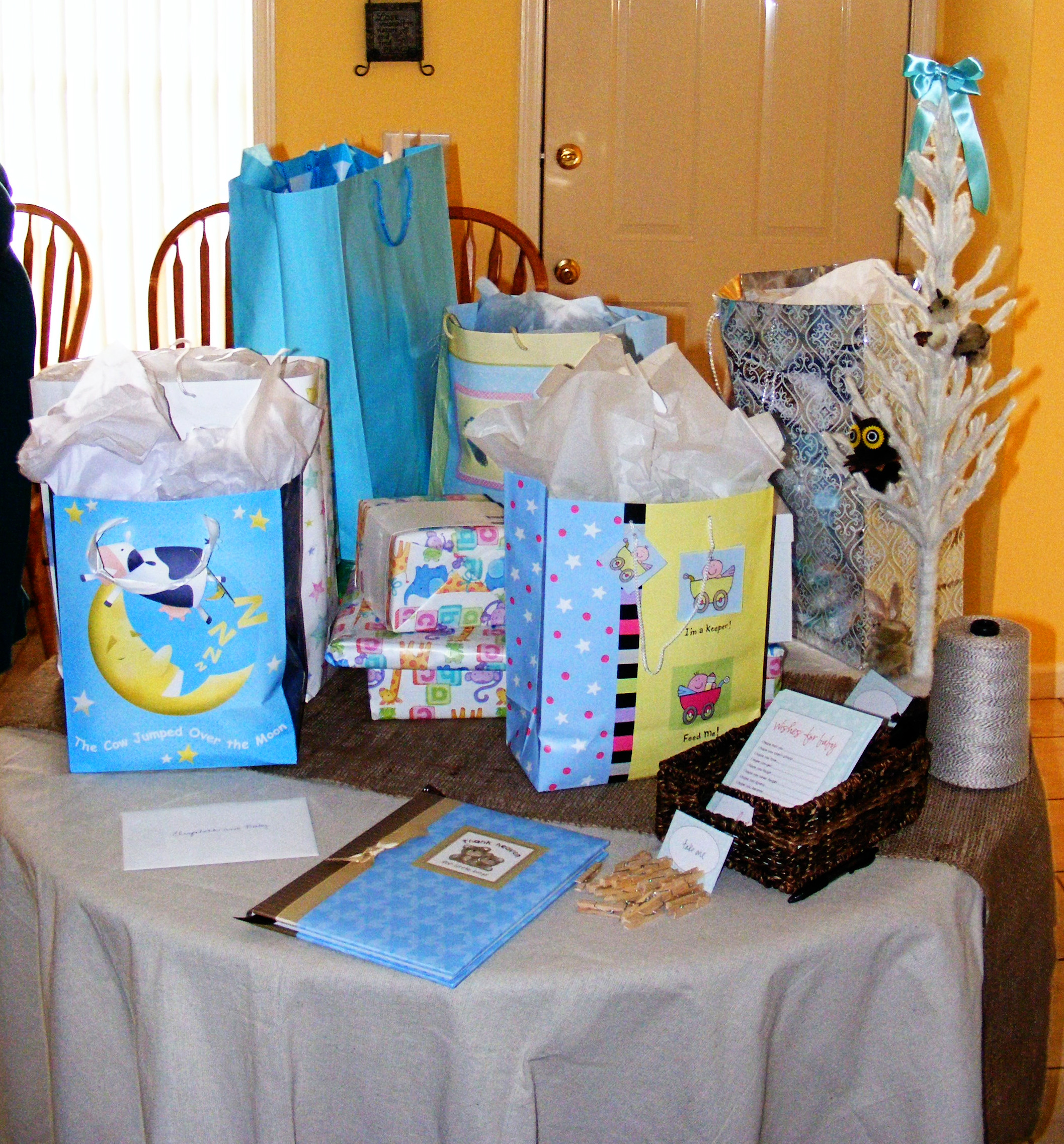 Baby Shower Gift Table
 Woodland Baby Shower – Lauren Makes