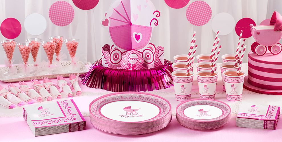 Baby Shower Party City
 Celebrate Girl Baby Shower Supplies Party City
