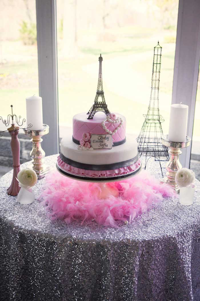 Baby Shower Party Decoration Ideas
 Kara s Party Ideas Pink Paris Themed Baby Shower