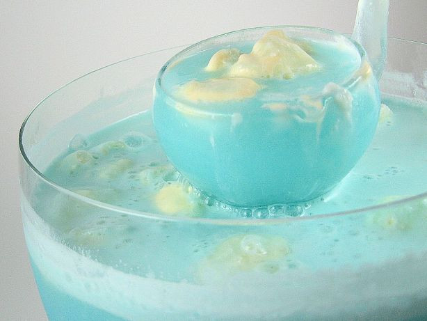 Baby Shower Punch Recipes Blue
 Blue Baby Shower Punch Recipe Food