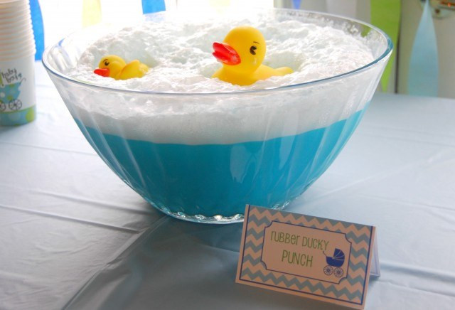 Baby Shower Punch Recipes Blue
 Rubber Ducky Punch