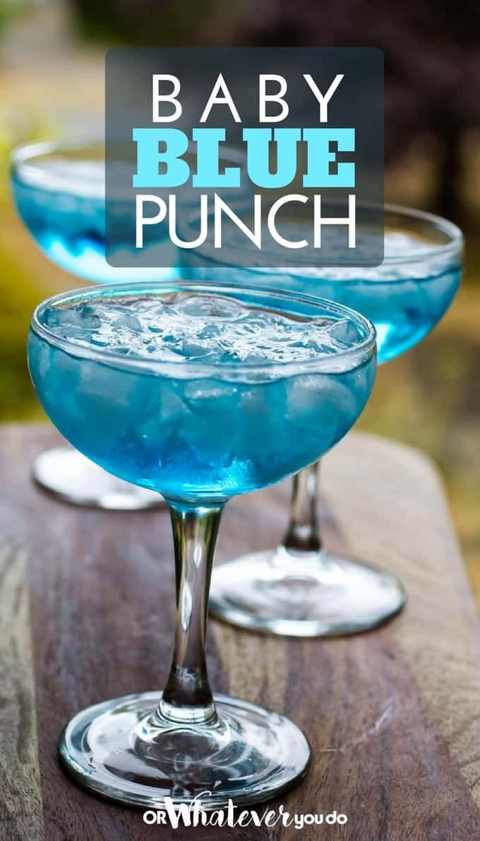 Baby Shower Punch Recipes Blue
 Baby Blue Punch Recipe Drinks & Sippables