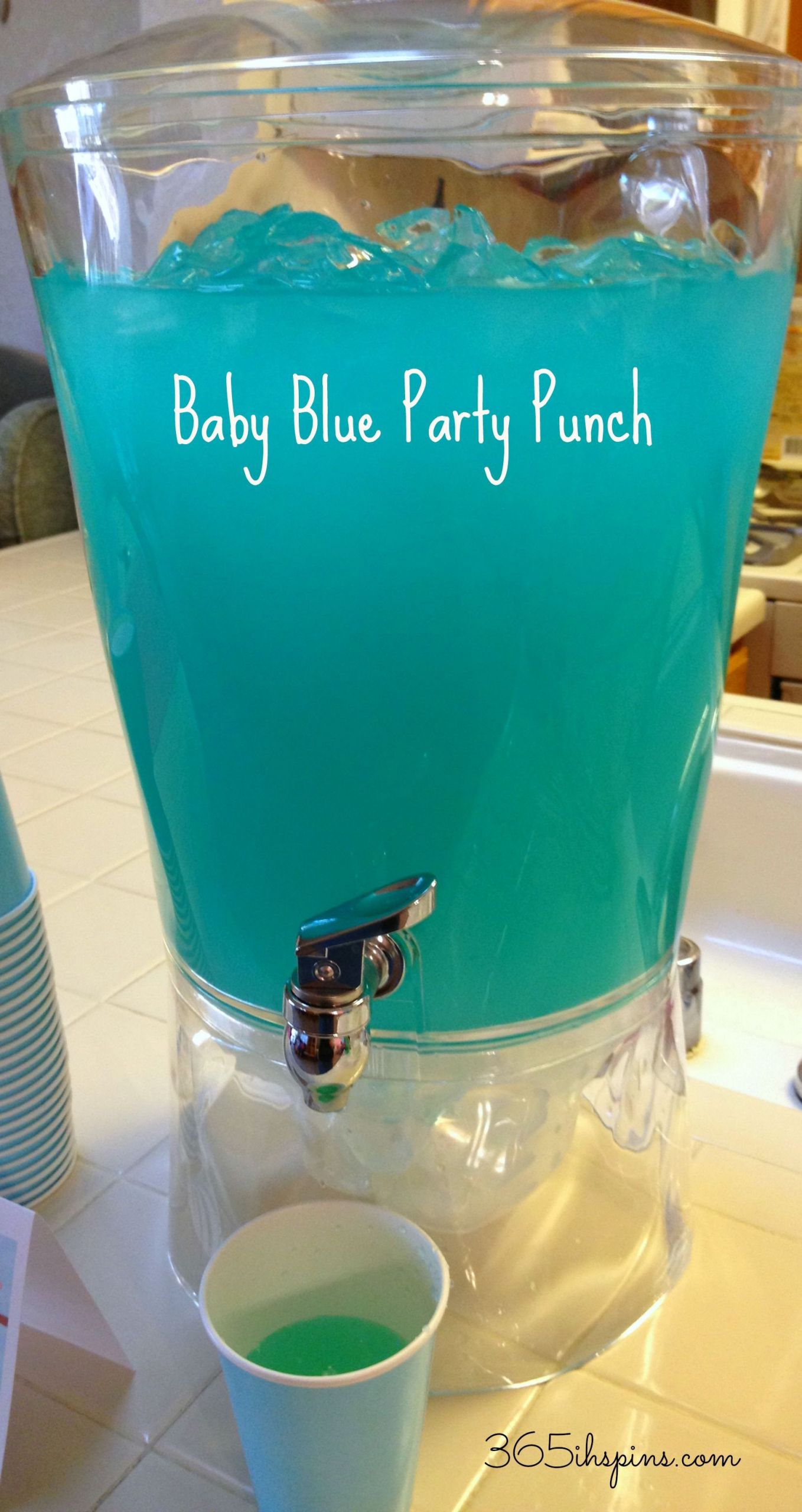 Baby Shower Punch Recipes Blue
 Blue Punch For Baby Shower