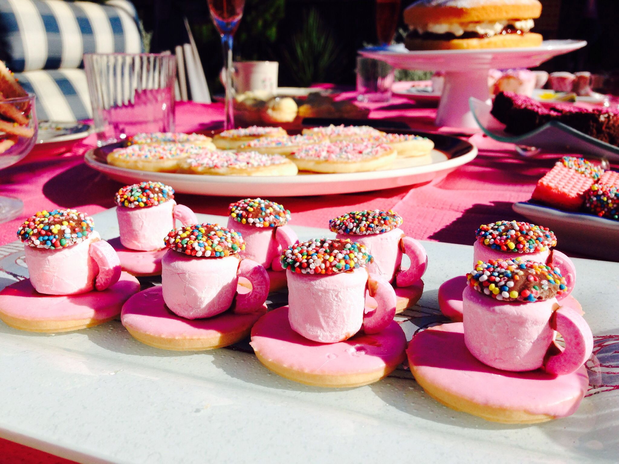 Baby Shower Tea Party Food
 High tea food ideas pink I know who would love this