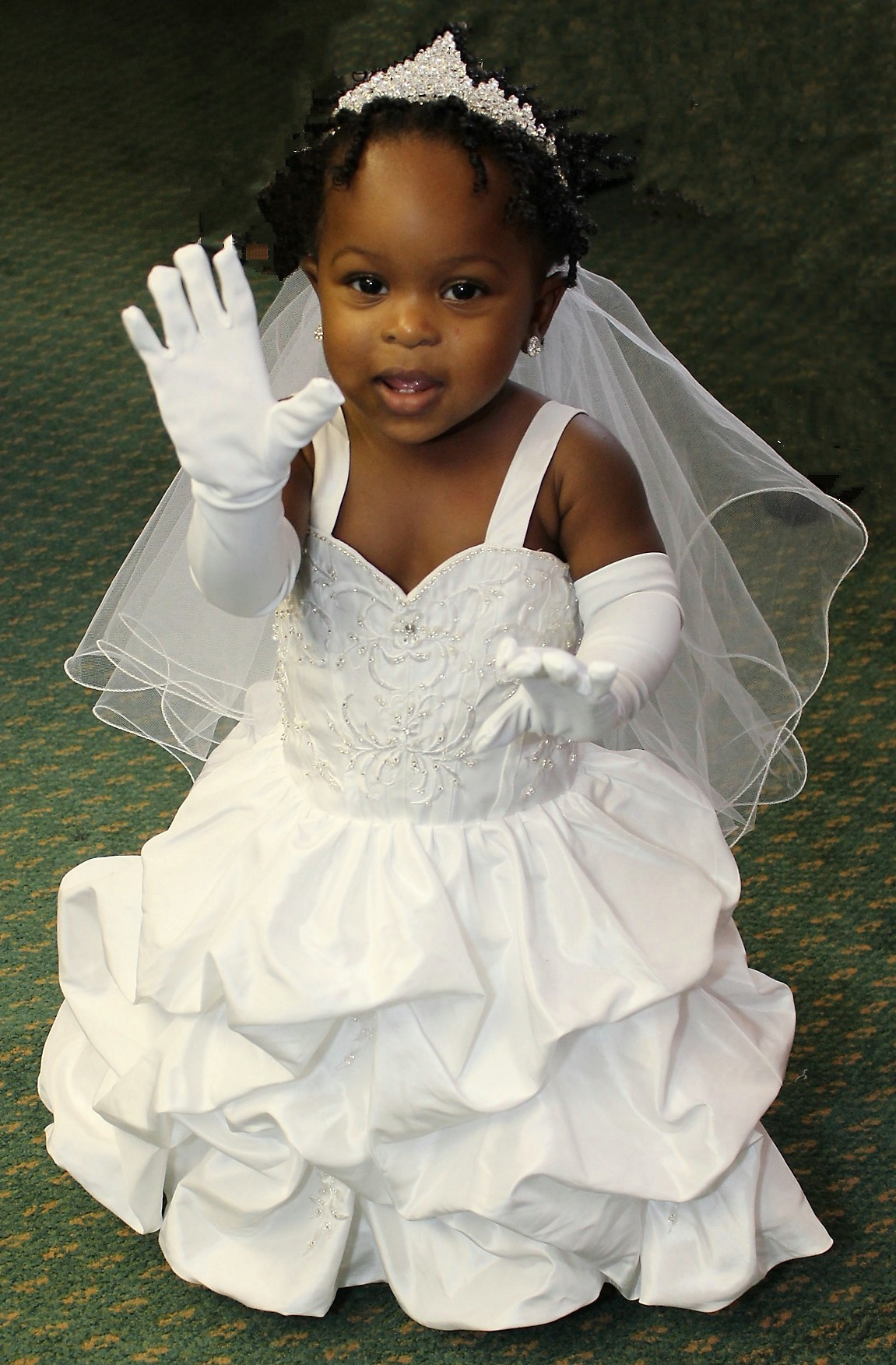 Baby Wedding Dresses
 Baby and toddler flower girl dress This sweetheart dress