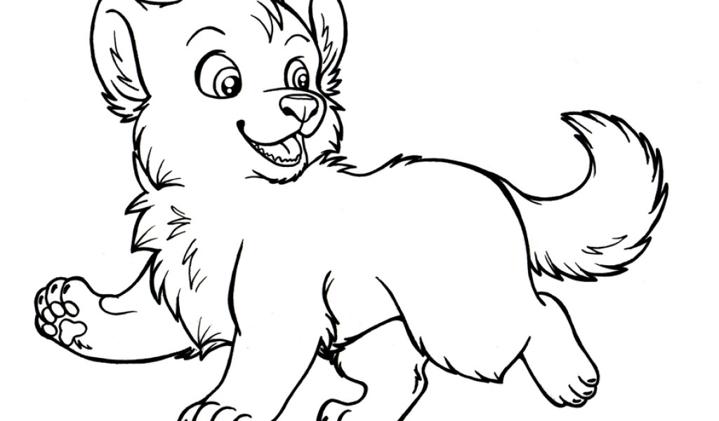Baby Wolf Coloring Pages
 Get This Cute Baby Wolf Coloring Pages