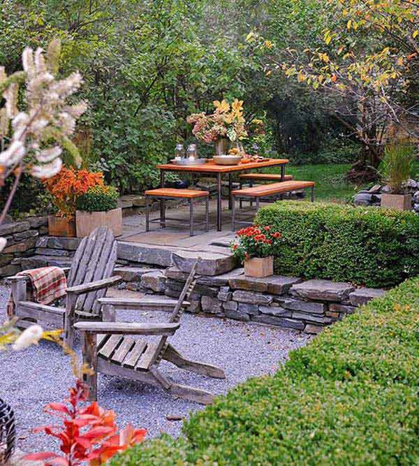 Back Patio Landscaping Ideas
 23 Simply Impressive Sunken Sitting Areas For a