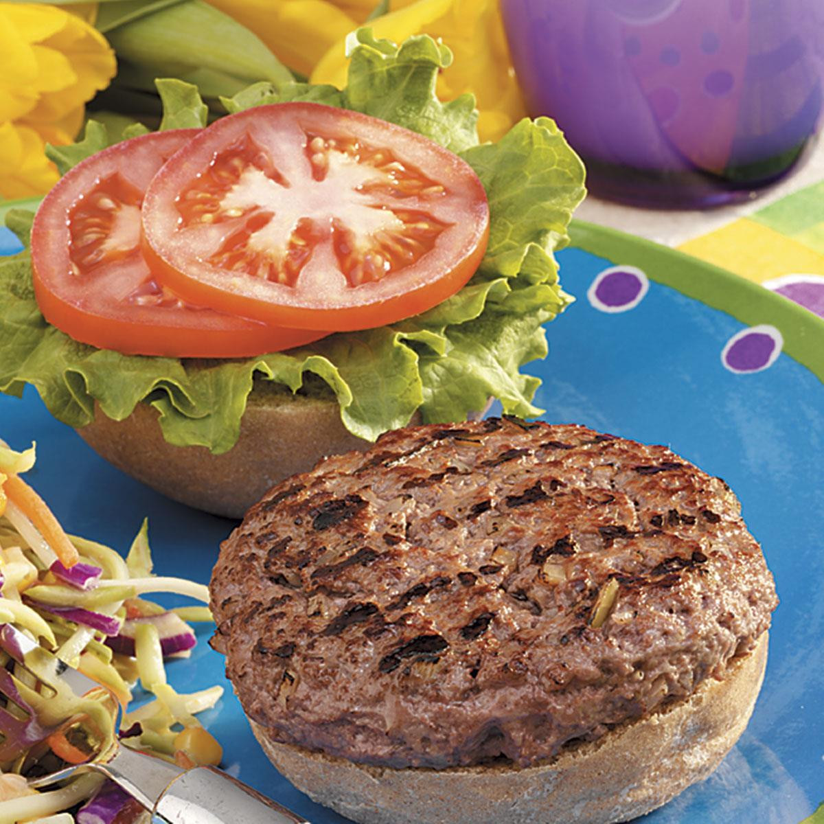 Backyard Burger Nutritional Info
 Hearty Backyard Burgers Recipe