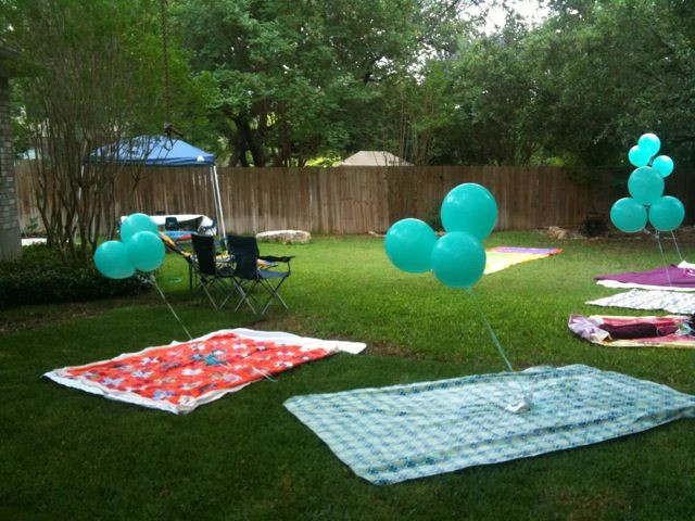 Backyard Kid Party Ideas
 great idea for outdoor kids party