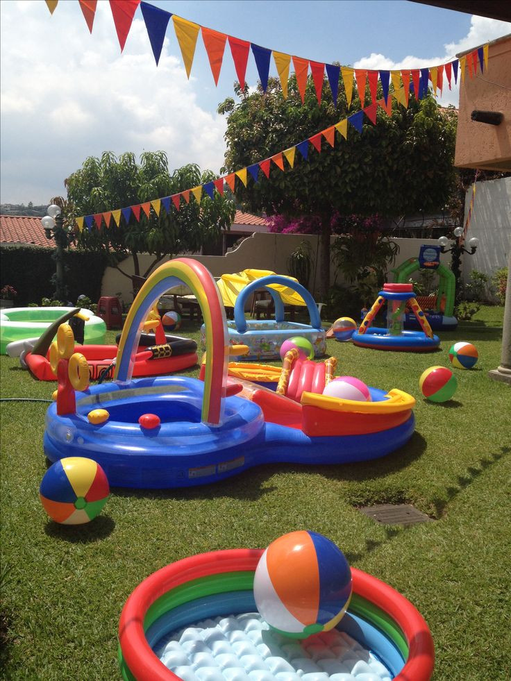 Backyard Party Ideas For Toddlers
 1st Birthday Pool Party
