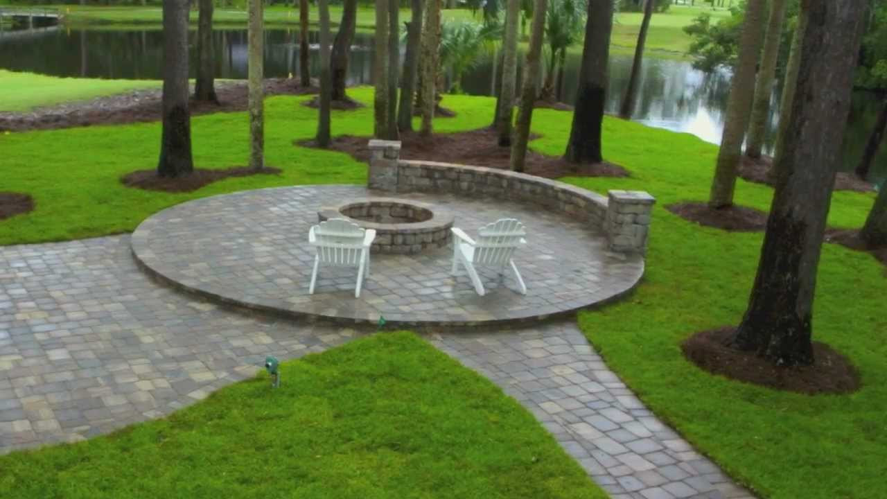 Backyard Paving Ideas
 Ponte Vedra Paver Patio Design and Construction with Seat