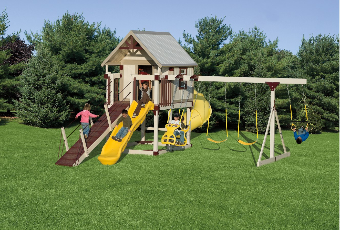 Backyard Swing For Kids
 Kid s Outdoor Playsets & Swing Sets