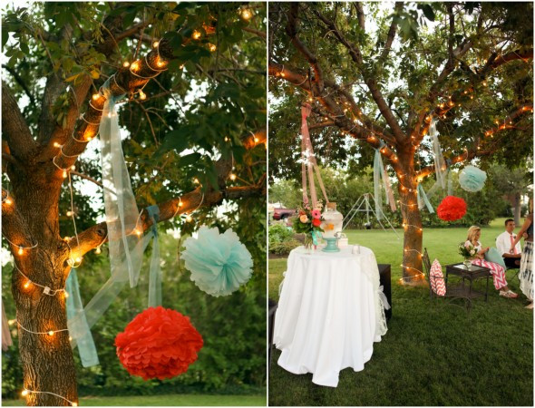 Backyard Wedding Decoration Ideas
 Bright and Colorful Backyard Wedding Rustic Wedding Chic