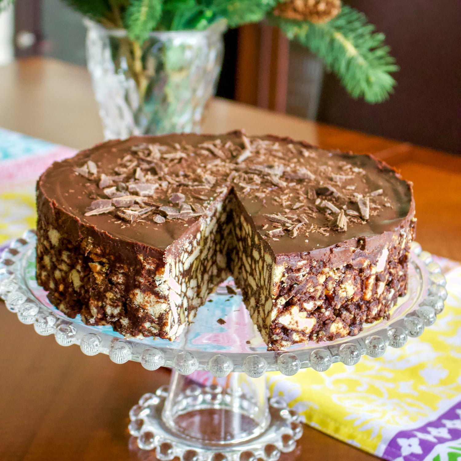 Baked Cakes &amp; Gourmet Desserts Llc
 No Bake Chocolate Biscuit Cake