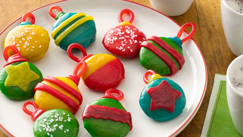 Baked Christmas Cookies
 No Bake Holiday Cookie Ornaments recipe from Betty Crocker