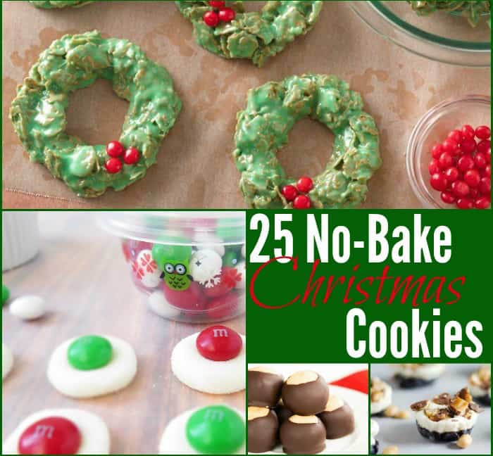 Baked Christmas Cookies
 25 No Bake Christmas Cookies