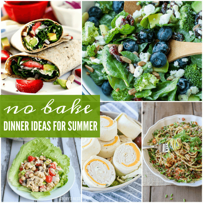 Baked Dinners Ideas
 No Bake Dinner Ideas for Summer & No Cook Dinner Recipes