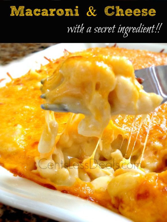 Baked Macaroni And Cheese Recipes With Cream Cheese
 mac and cheese with a secret ingre nt Shhhhhhhh