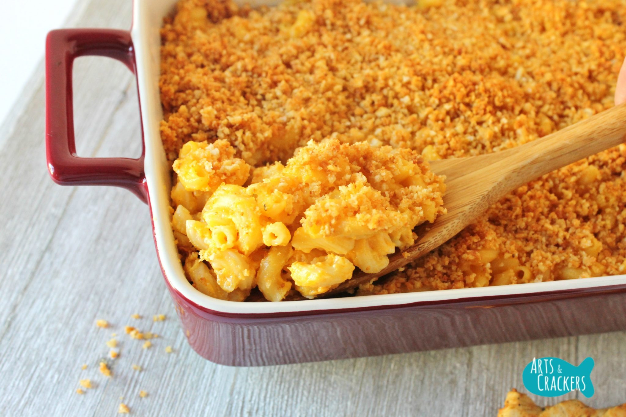 baked macaroni and cheese with bread crumbs recipe