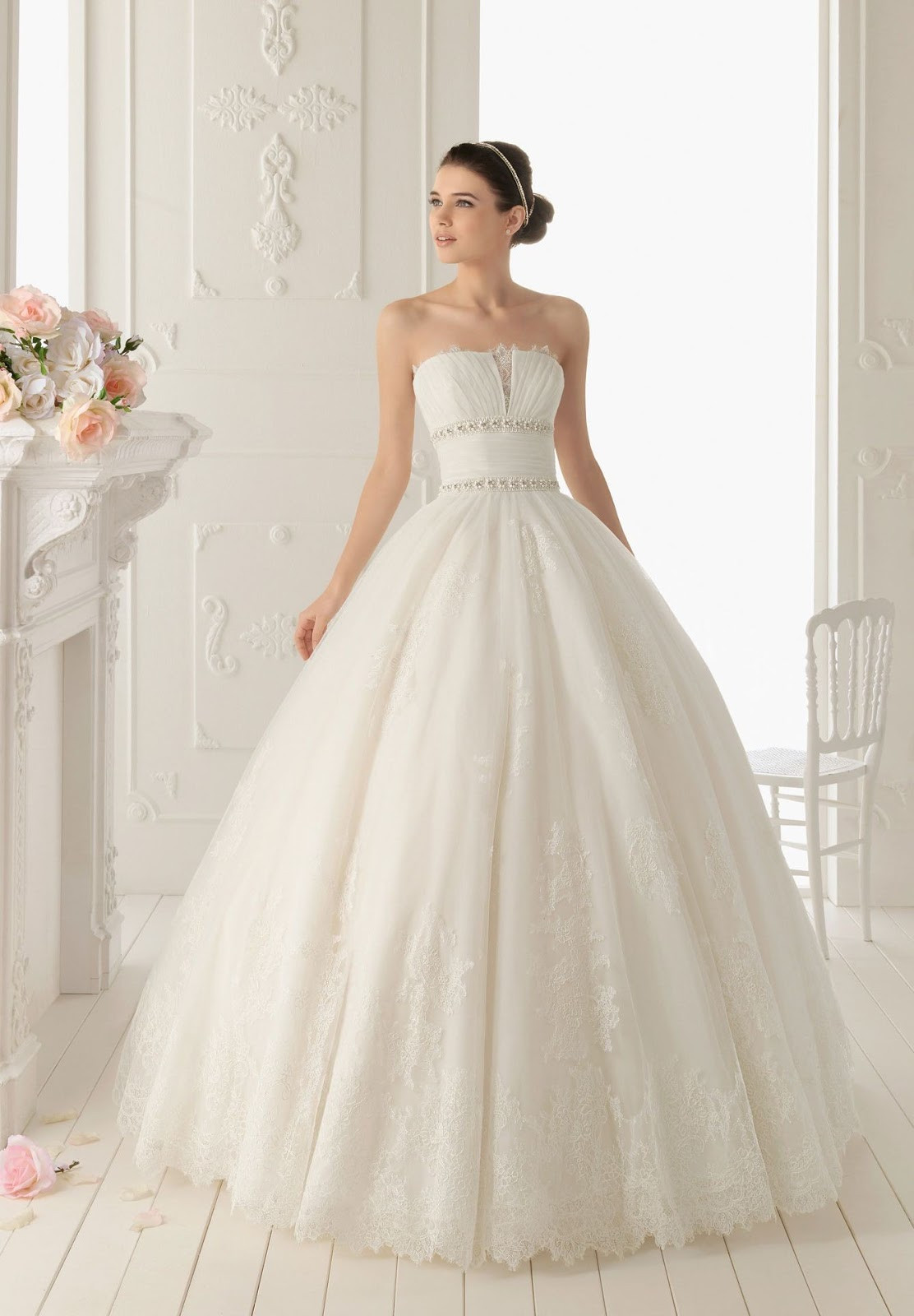 Ball Gown Wedding Dresses
 WhiteAzalea Ball Gowns Lace Ball Gown Wedding Dress