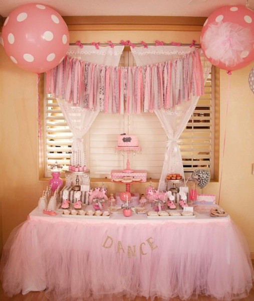 Ballerina Birthday Decorations
 60 DIY Ballerina Birthday Party Ideas Pink Lover