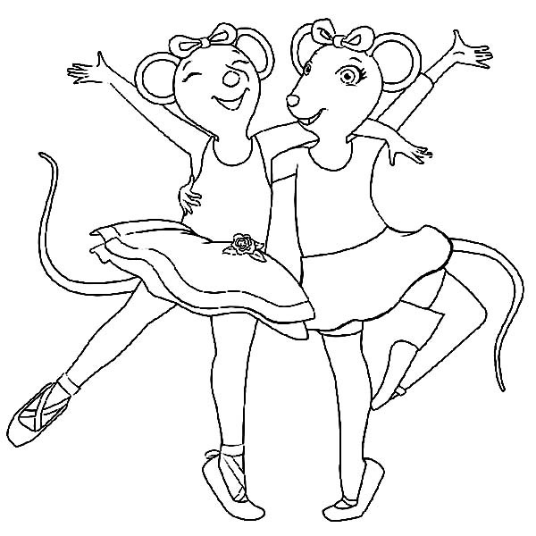 Ballerina Coloring Pages For Kids
 Ballerina Coloring Pages