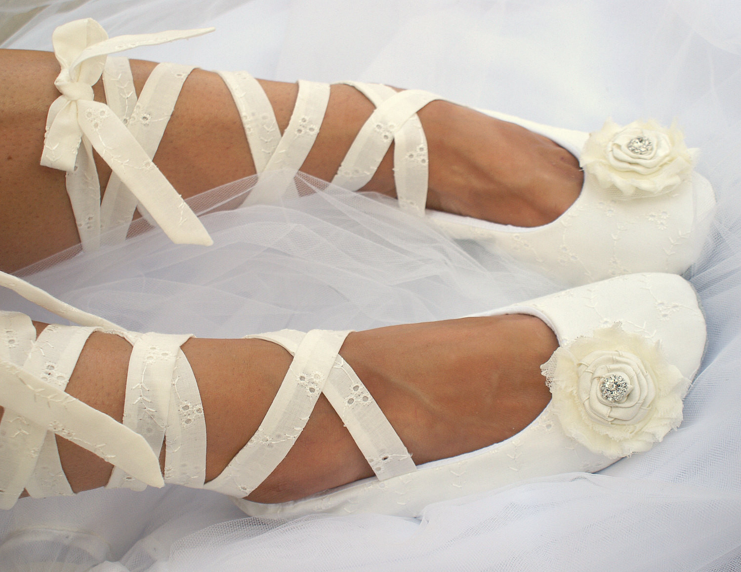 Ballerina Wedding Shoes
 Ivory Flats Wedding Flats Ballet Flats Ballerina Slippers